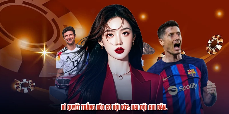 Bí quyết thắng kèo cơ hội kép: Hai đội ghi bàn.