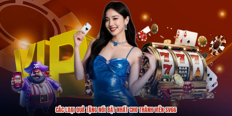 Các loại quà tặng nổi bật nhất cho thành viên SV66